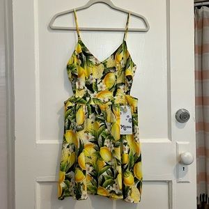 Show Me Your MuMu Piper Citrus Dress NWT